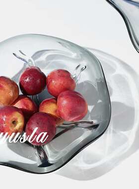 意式客厅茶几水果盘餐厅吧台柜干花盆样板间酒店别墅摆件软装饰品