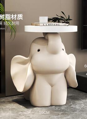 大型落地象摆件家居饰品客厅电视柜沙发旁茶几床边托 托盘乔迁礼