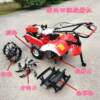 Hand push micro tiller, four-wheel drive multifunctional orchard tiller, small agricultural soil loosening tiller