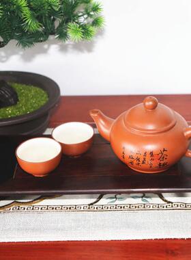 大红枝明式长方形盆底酸座置工艺品紫砂壶托177景架小几炕三件套