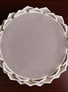 七珍陶瓷佛像供奉台坐台莲花底座垫高供佛神像观音菩萨底座圆形台