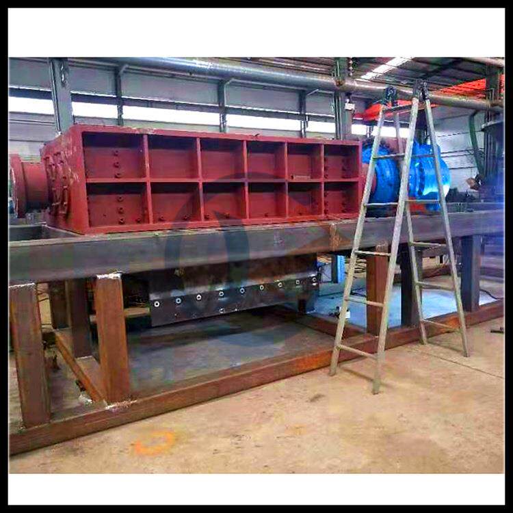 Large double-shaft shredder non-standard processing and manufacturing plastic film crusher metal block shredder factory direct sales