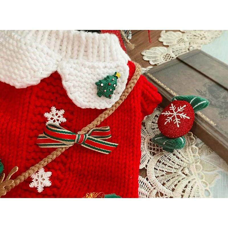 宠物新年喜庆毛衣冬季泰迪比熊博美小型犬猫咪狗狗过年衣服秋冬装,淘宝优惠券,粉丝福利购,淘宝优惠卷