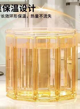 折叠泡澡桶家用大人圆形浴桶一键折叠洗澡桶成人全身淋浴加厚浴缸