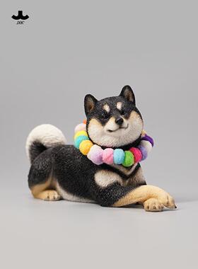 Jxk 1/6柴犬模型人造动物人物小狗周边娃娃汽车装饰桌面装饰礼品