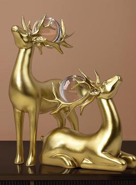 客厅摆件轻奢高级感2025新款创意水晶球转运桌面客厅玄关展示柜办