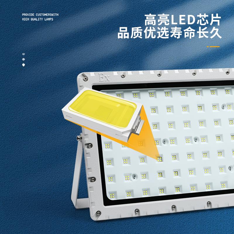 国标led防爆投光灯仓库车间厂房加油站防水防尘工厂照明射灯IP66 - 图1