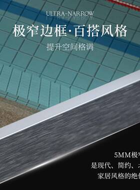 包豪斯哑银相框高端铝合金相框装裱画框照片打印加相框相框挂墙