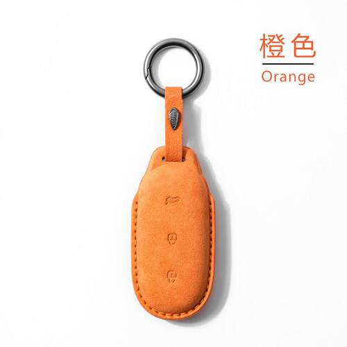 适用理想one钥匙套翻毛皮L9 MAX理想L7L8汽车钥匙包壳扣内饰用品 - 图2