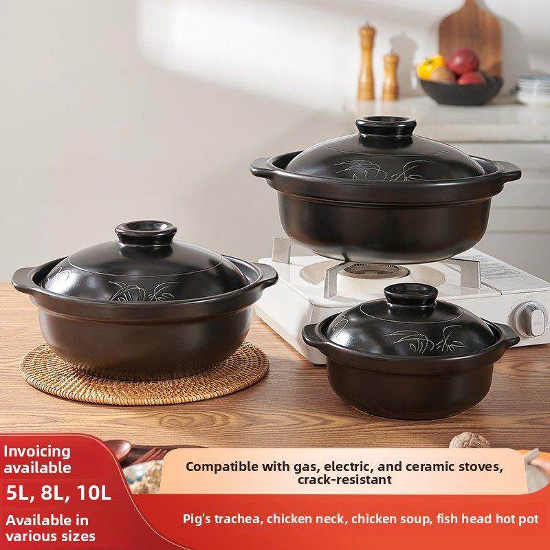 平底砂锅炖锅宽口商业燃气砂锅鱼头专用锅家用炖汤电炉有售,淘宝优惠券,粉丝福利购,淘宝优惠卷