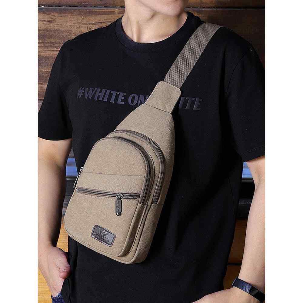 男士多功能胸包斜挎包新款潮男街头腰包时尚包胸前包手机包单肩包,淘宝优惠券,粉丝福利购,淘宝优惠卷