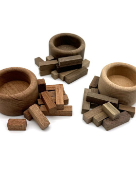 胡桃木香精油香氛礼物装饰摆件