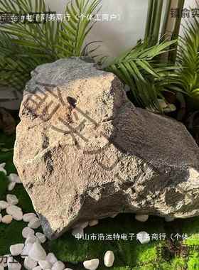 PU泡沫黄色石头楼梯下造景沙漠悬浮石假山岩石拍摄道具麦太保