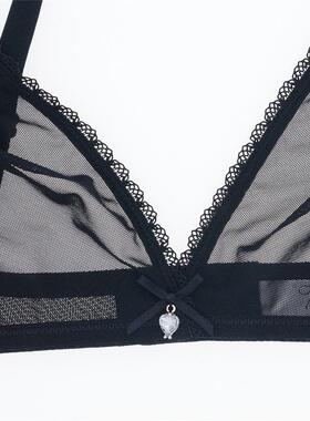 Women sexy underwear mesh See Through lingerie plus size Bra