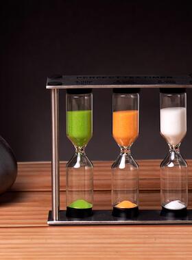 304不锈钢沙漏 3/4/5分钟欧式时间计时器 金属工艺品摆件计时器