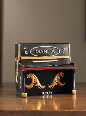 覆古怀旧工艺品客厅书柜钢琴小装饰品酒柜装饰品办公室家居陈设