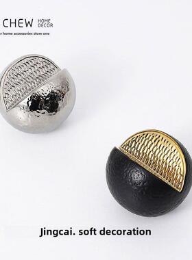 现代无障碍豪华电镀陶瓷创意小饰品样板间软装客厅电视柜餐桌装饰