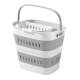 Folding dirty clothes basket Home wall-mounted clothes storage basket Bathroom dirty clothes basket Plastic laundry blue large
