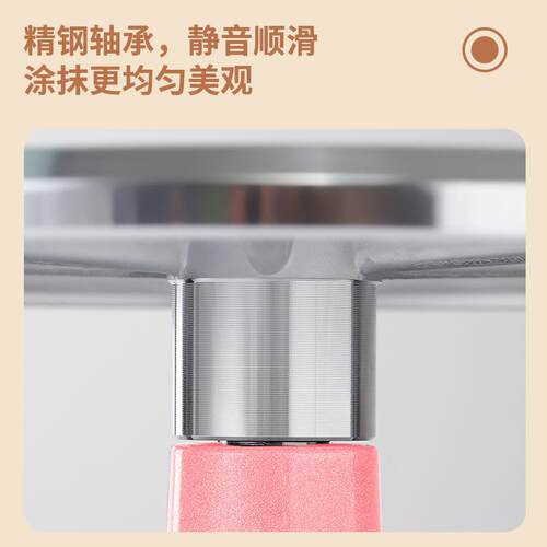 三能蛋糕转盘裱花台套装铝合金托 托盘旋转家用商用裱花转台烘食 - 图1