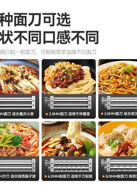 麦大厨压面机商用全自动面条机电动切面饺子皮多功能擀面机拉面