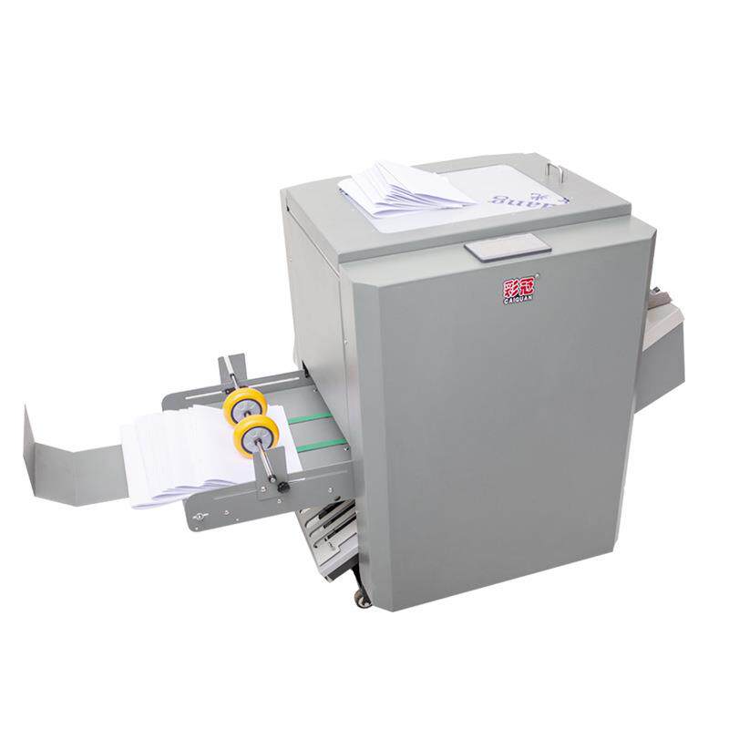 Fully automatic binding and folding machine equipment wire saddle stitching Holler double-head factory graphic book binding and folding machine
