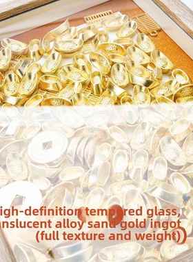 元宝相框开门见山礼品招财迁入新居招财礼品装饰摆件