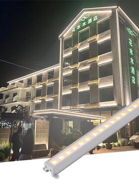 TRIAC可控硅LED户外线条灯酒店楼体建筑亮化工程洗墙灯铝槽24v户