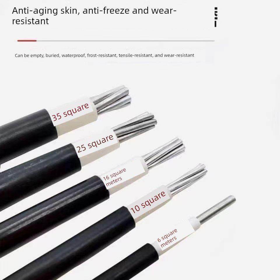 国家标准双层铝芯电缆家用线10/16/25/35/50方形室外线架空抗老化,淘宝优惠券,粉丝福利购,淘宝优惠卷