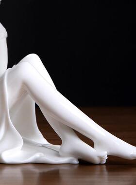 东方泥土《花样年华》中式古典美女陶瓷家居客厅酒柜桌面艺术摆件