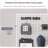 Hole board wall hanging rack storage rack dormitory storage rack display rack iron hole board hole version power tools wall mounted