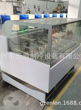 厂家新款12盘硬冰淇淋展示柜gelatodisplay冰激凌展示柜
