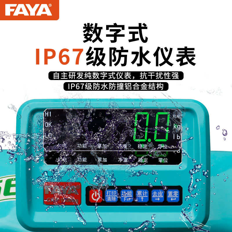 FAYA飞亚电动液压带称重66AH搬运车1.5吨数字式IP67级防水叉车秤 - 图0
