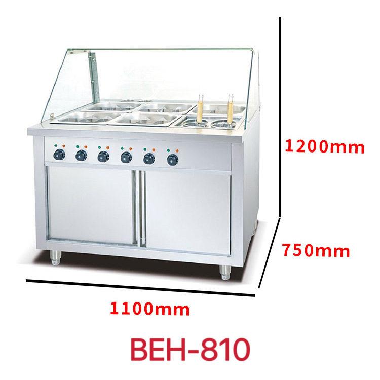Bochang Commercial Oden Cooking Machine Multifunctional Electric Noodle Cooker with Glass Cover Vertical Desktop Convenience Store Fish Egg Machine