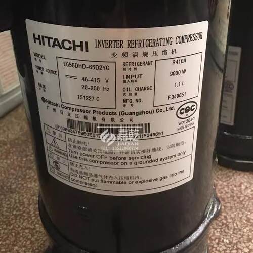 E655DH-65D2YG/E655DHD-65D2YG/E656DHD-65D2YG变频压缩机 - 图1