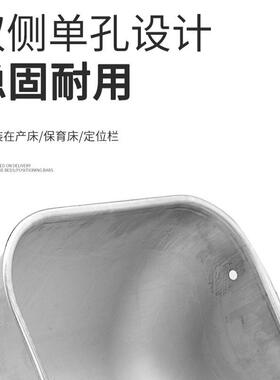 304不锈钢猪食槽母猪料槽补料槽产床料槽定位栏喂食槽加厚猪食盆
