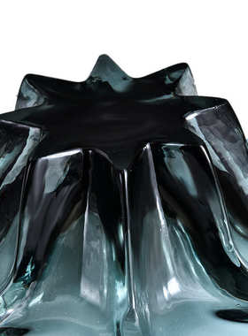 欧式奢华水晶果盘创意款装饰摆件家居饰品水晶玻璃水果盘