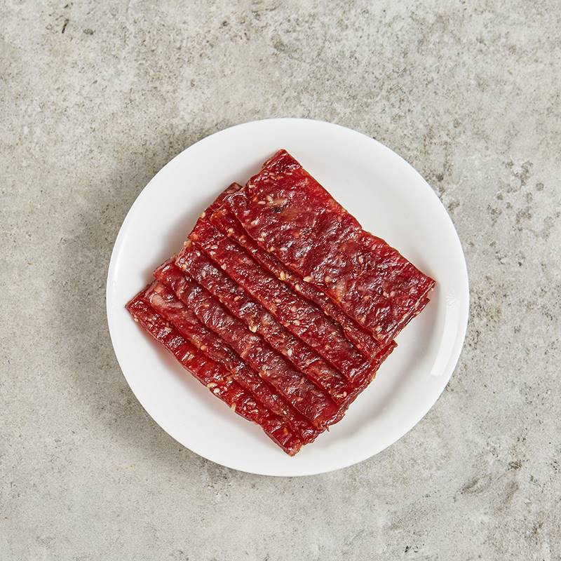 萨啦咪猪肉铺猪肉干猪肉片独立真空包装7g*10包办公室休闲零食 - 图1