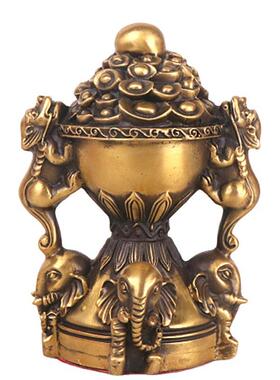 创意礼品摆件铜聚宝盆新款四象大象聚宝盆四象聚宝