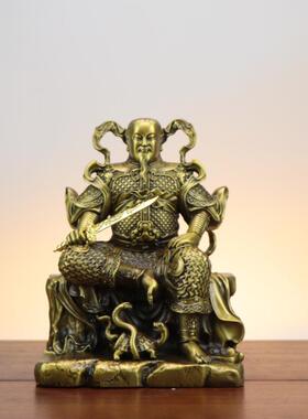 铜玄天上帝玄武祖师真武大帝家居供奉摆件真武大帝祖师爷
