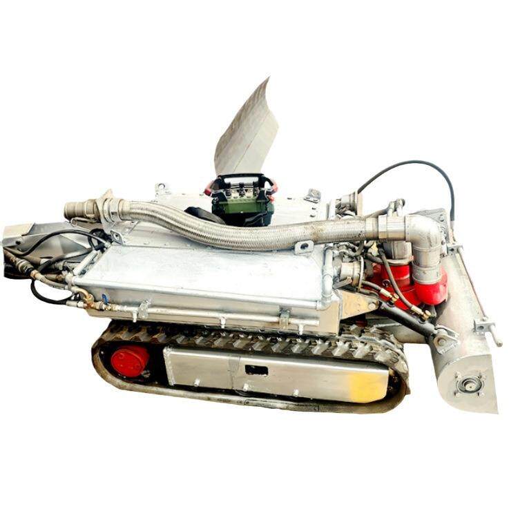 Remote control crawler underwater intelligent dredging machine mobile tunnel river pipeline decontamination equipment dredging robot