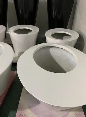 新品热销玻璃钢花钵花盆广场商场景观户外种植落地花器