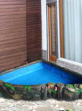 流TM595861水喷鱼泉风水轮装阳台池家用养龟养鱼缸庭湿院假山造景