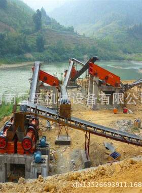 大型矿场玄武岩花岗岩石英石风化石石料破碎筛选制砂洗沙全套设备