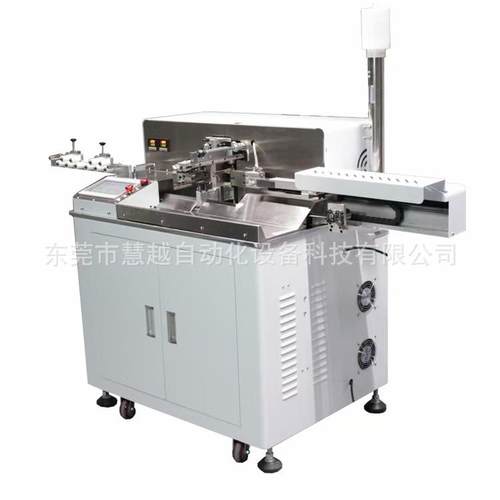 全自动裁切剥皮扭线浸锡机电子线排线护套多芯线伺服双头沾锡机 - 图3