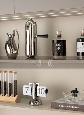 现代样板间咖啡厅主题套装厨房整体橱柜软装样品屋展示中心水吧台