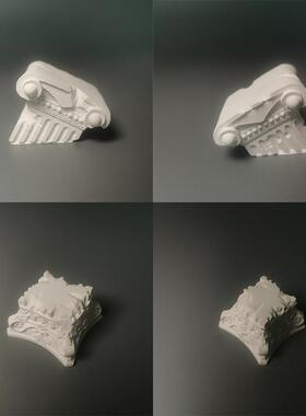 风损罗马柱装饰欧美风格装饰石膏雕像照片摄影背景装饰