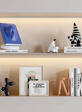 匠十三  现代简约高档酒柜大地色软装饰品摆件客厅电视柜办公室