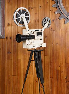 怀旧电影机摆件老式投影机摄像机照相机模型覆古底片场景布置道具