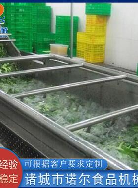 厂家生产淋喷式净菜流水线 全自动果蔬清洗机 不锈钢白菜清洗设备