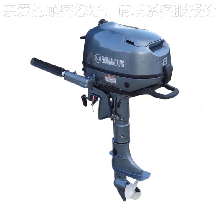 快艇渔船专用舷外机汽油18P 两冲3.5P程挂机充桨船皮筏气艇船尾机 - 图3